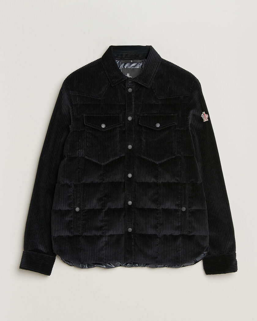 Moncler Grenoble Gelt Corduroy Shirt Jacket Black – Schwarz