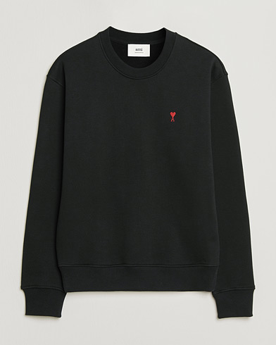 AMI Heart Logo Sweatshirt Black – Schwarz