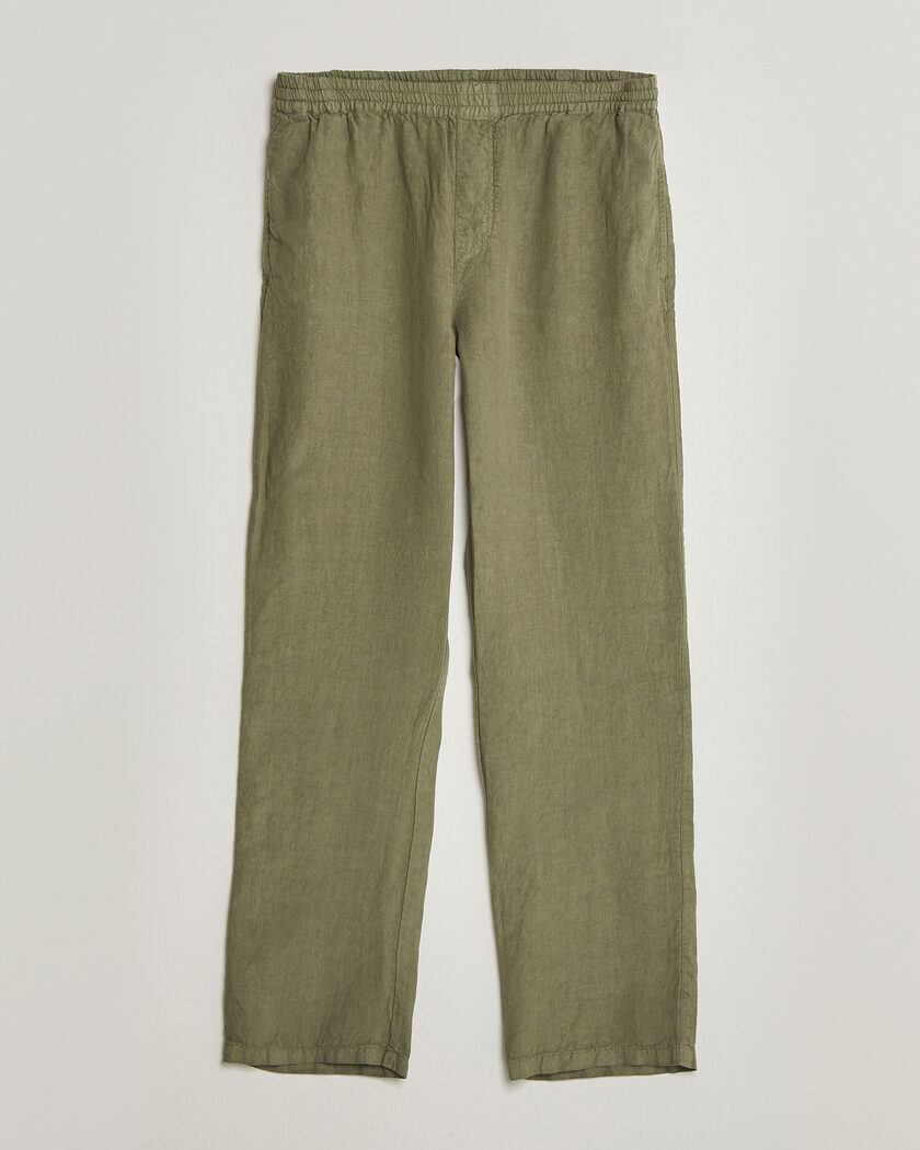 Aspesi Ventura Linen Pants Military – Grün