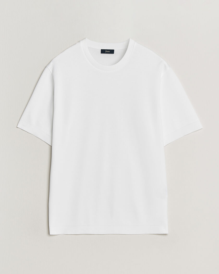 Herno Micro Piquet T-Shirt White – Weiß