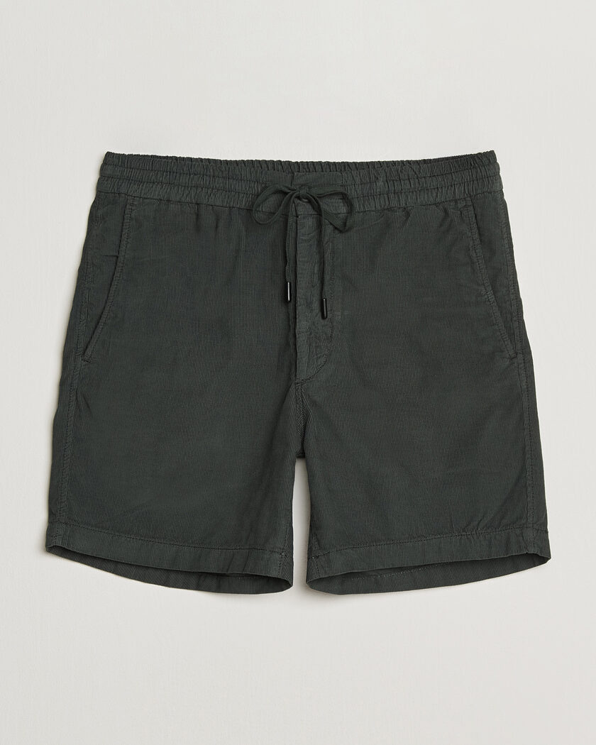 Incotex Baby Corduroy Drawstring Shorts Dark Green – Grün