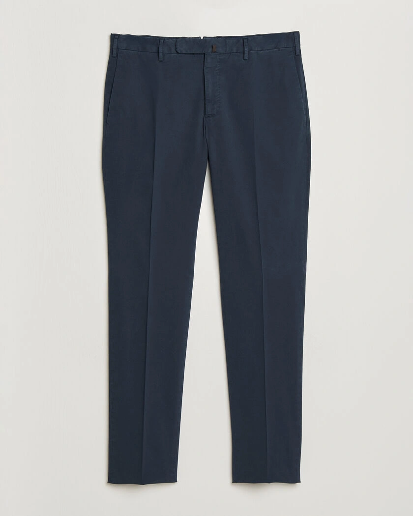 Incotex Slim Fit Comfort Chinos Navy – Blau