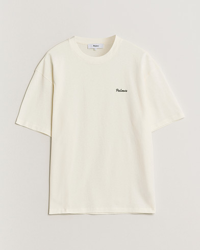 Palmes Stitch T-Shirt Off White – Weiß