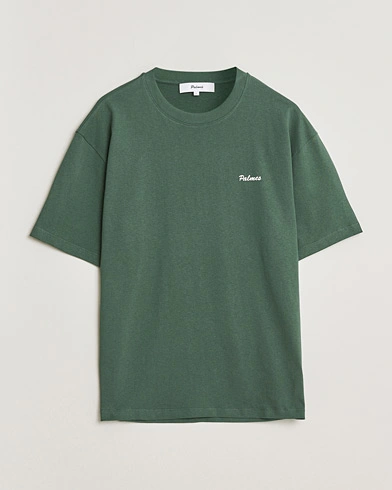 Palmes Stitch T-Shirt Dark Green – Grün