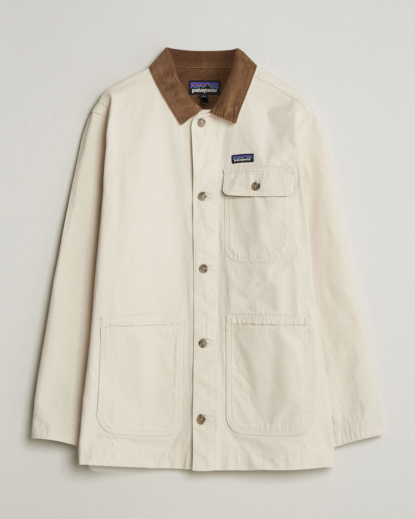Patagonia Point Reyes Cotton Canvas Jacket Undyed Natural – Beige