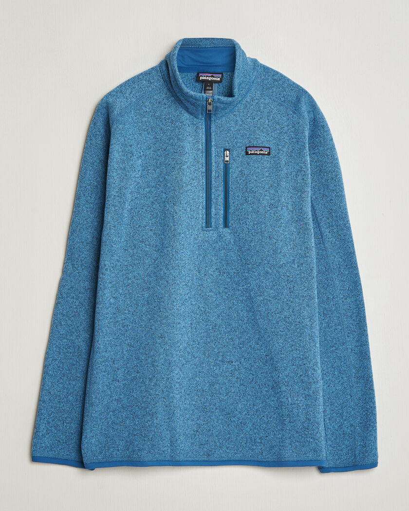 Patagonia Better Sweater Half Zip Fleece Jacket Aquatic Blue – Blau