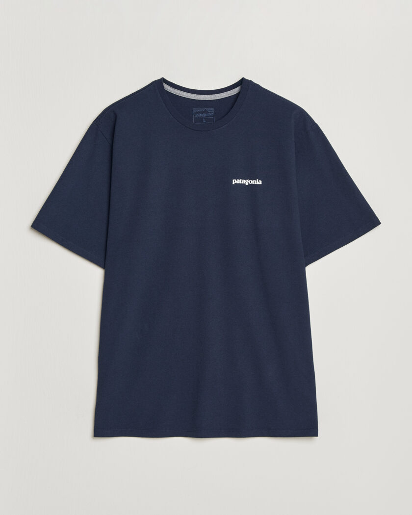 Patagonia P-6 Logo T-Shirt New Navy – Blau