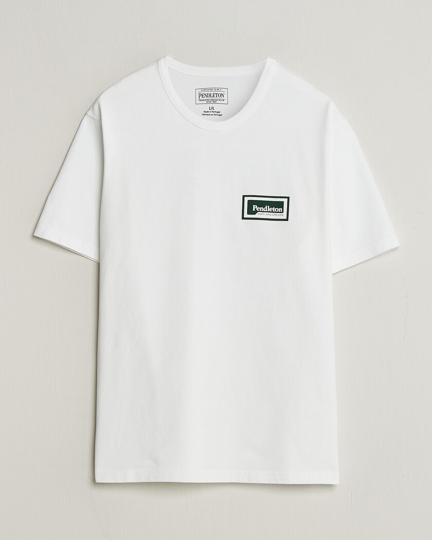 Pendleton Patch Graphic Tee White – Weiß