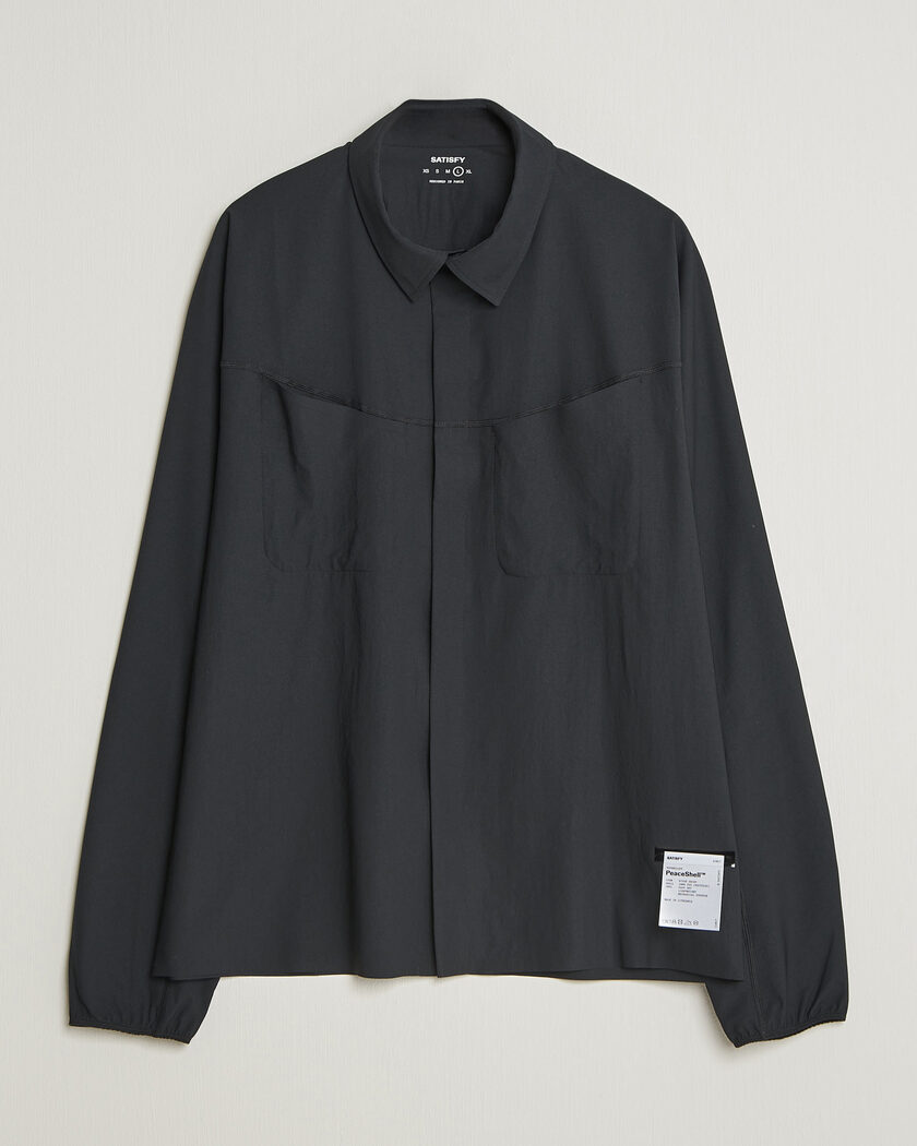 Satisfy PeaceShell River Shirt Black – Schwarz