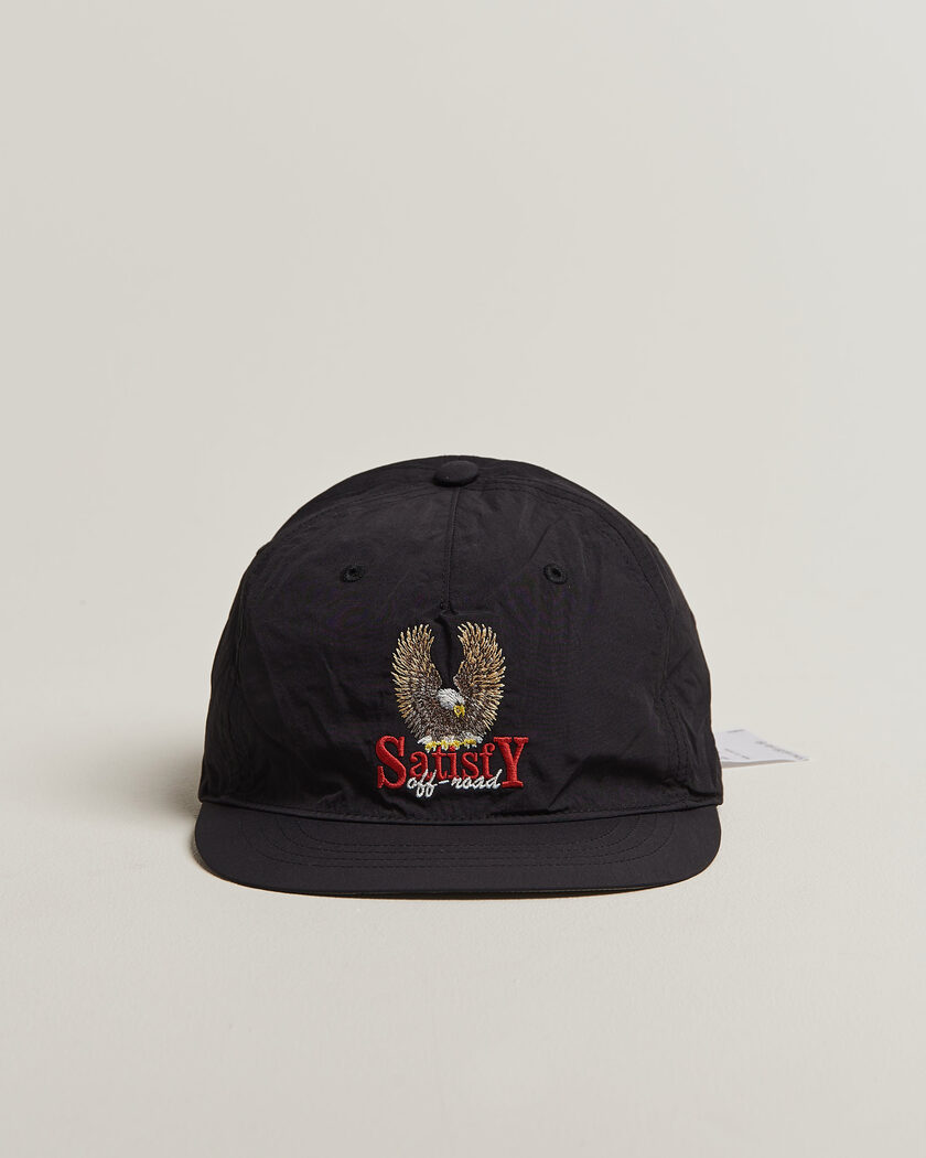 Satisfy FliteSilk 5 Panel Cap Black Eagle – Schwarz