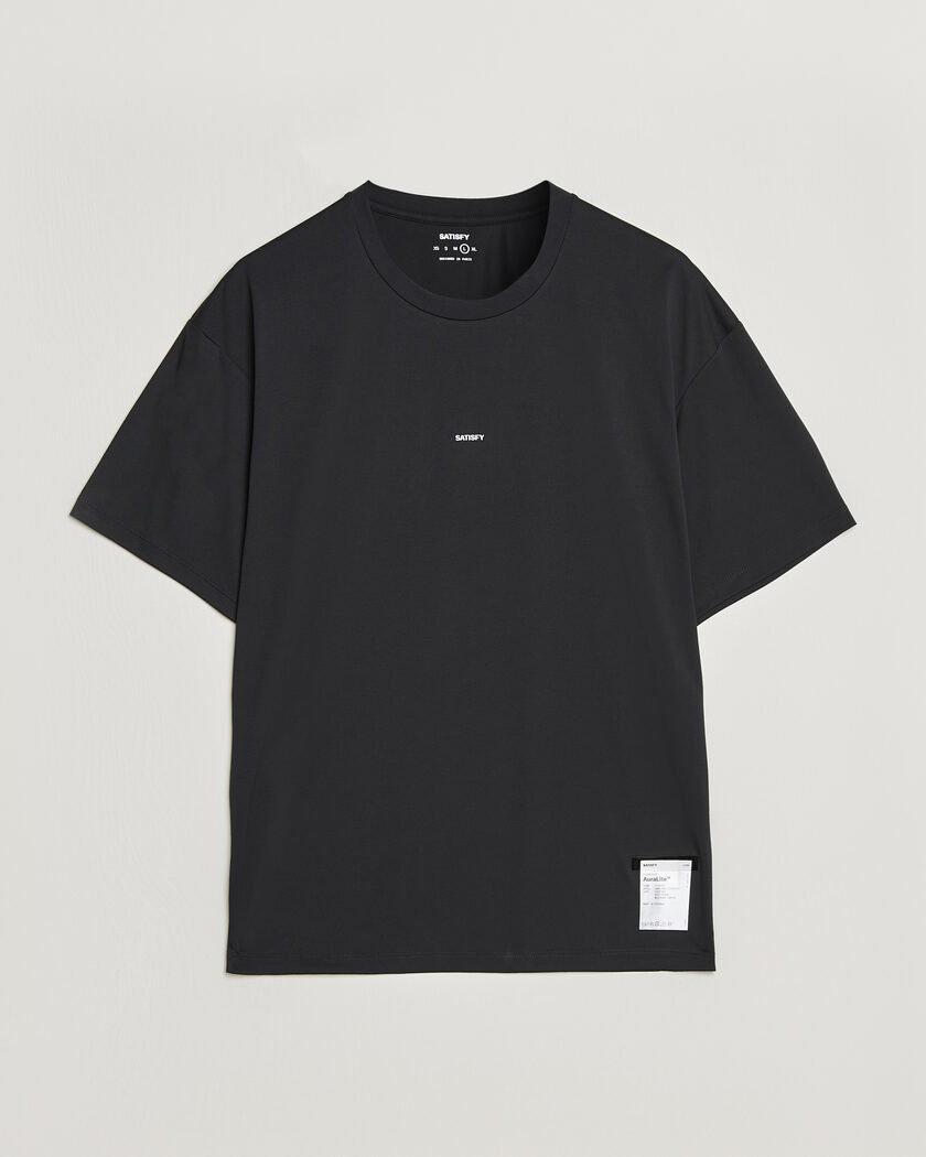 Satisfy AuraLite T-Shirt Black – Schwarz