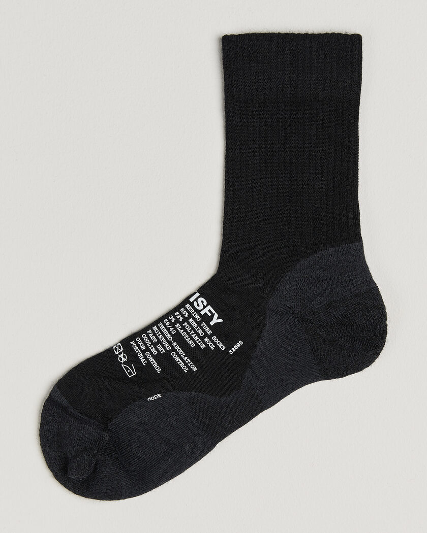 Satisfy Merino Tube Socks Black – Schwarz