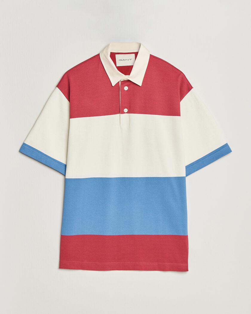 GANT Striped Short Sleeve Rugger Multi – Mehrfarbig
