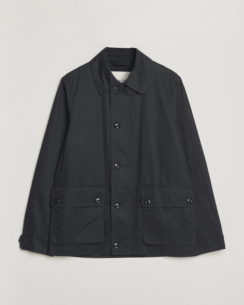Gant Cotton Decker Jacket Black – Schwarz