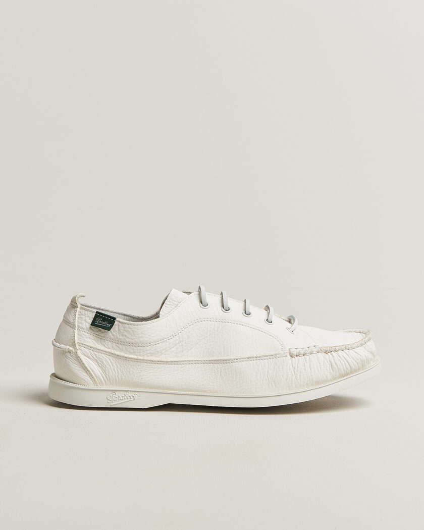 Paraboot Malibu Sneaker White Deerskin – Weiß