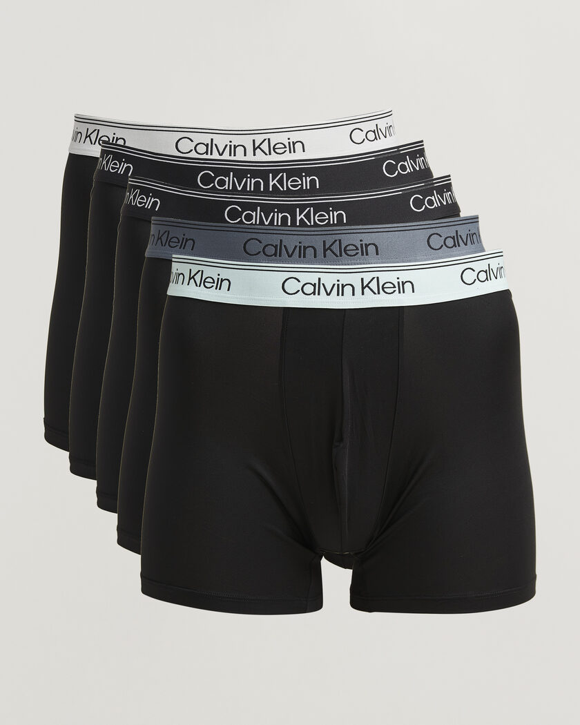Calvin Klein 5-Pack Icon Cotton Stretch Boxer Brief Black – Mehrfarbig