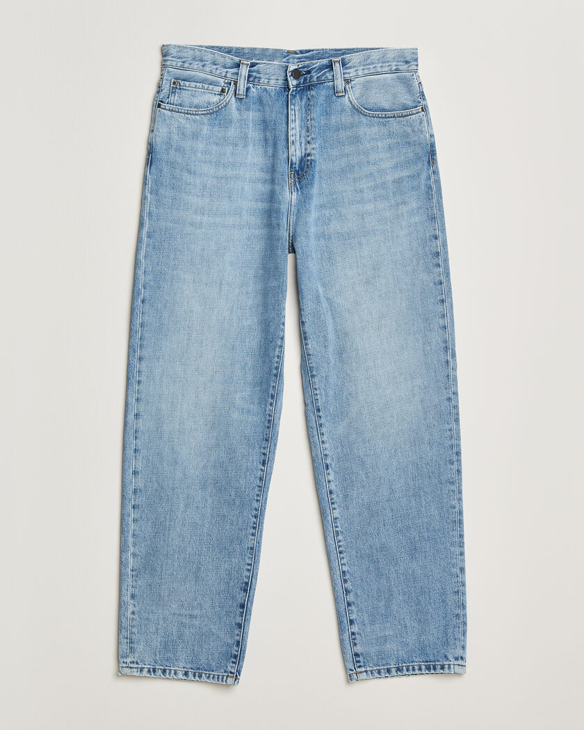 Carhartt WIP Aaron Pant Smith Denim Burst Washed – Blau