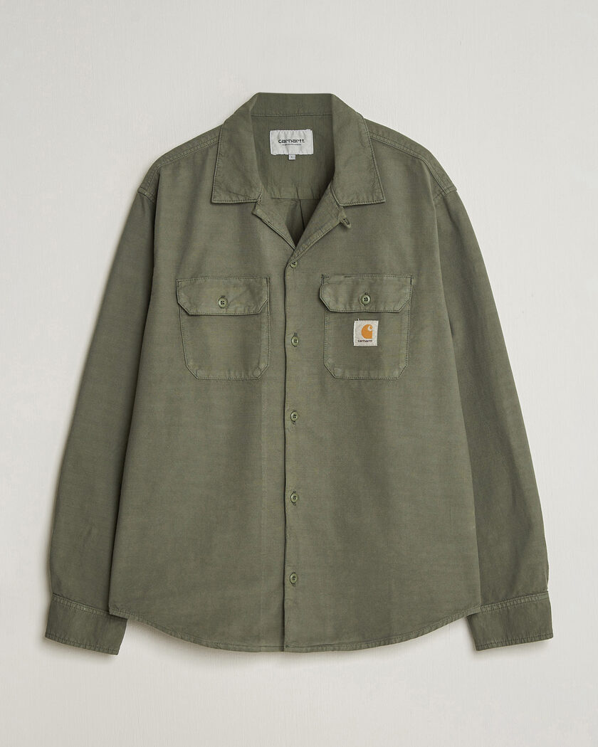 Carhartt WIP Kelsey Long Sleeve Shirt Leaf – Grün