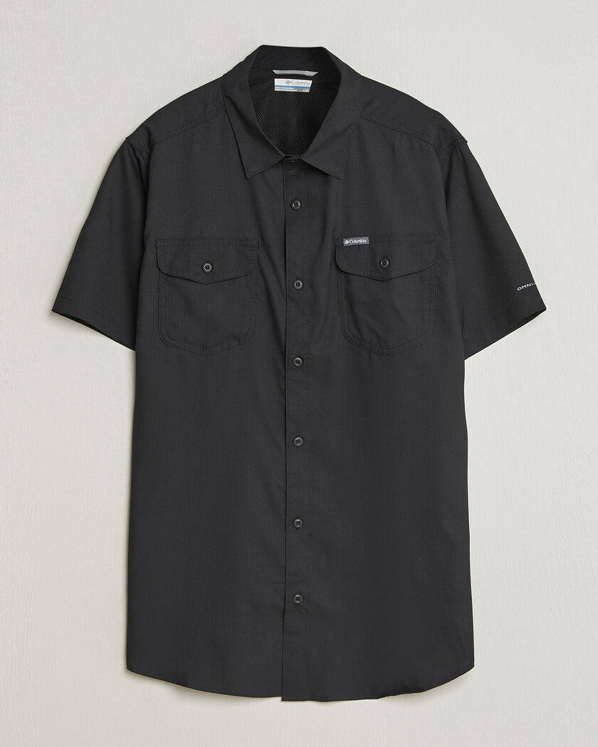 Columbia Utilizer II Short Sleeve Ripstop Shirt Black – Schwarz