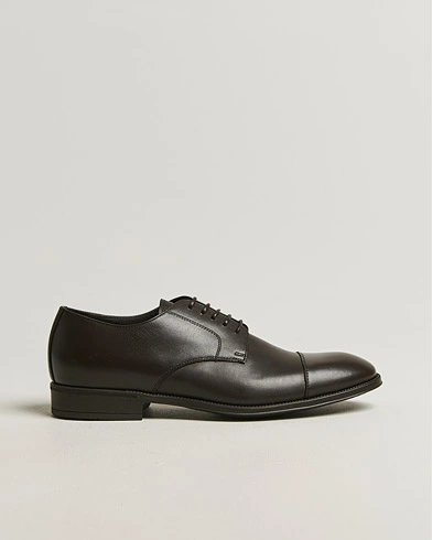 Canali Rubber Sole Derby Brown Calf – Braun