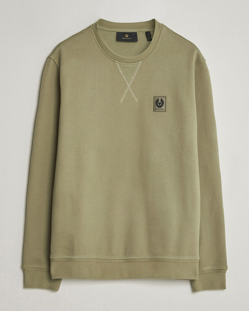 Belstaff Signature Crew Neck Sweatshirt Fatigue Green – Grün