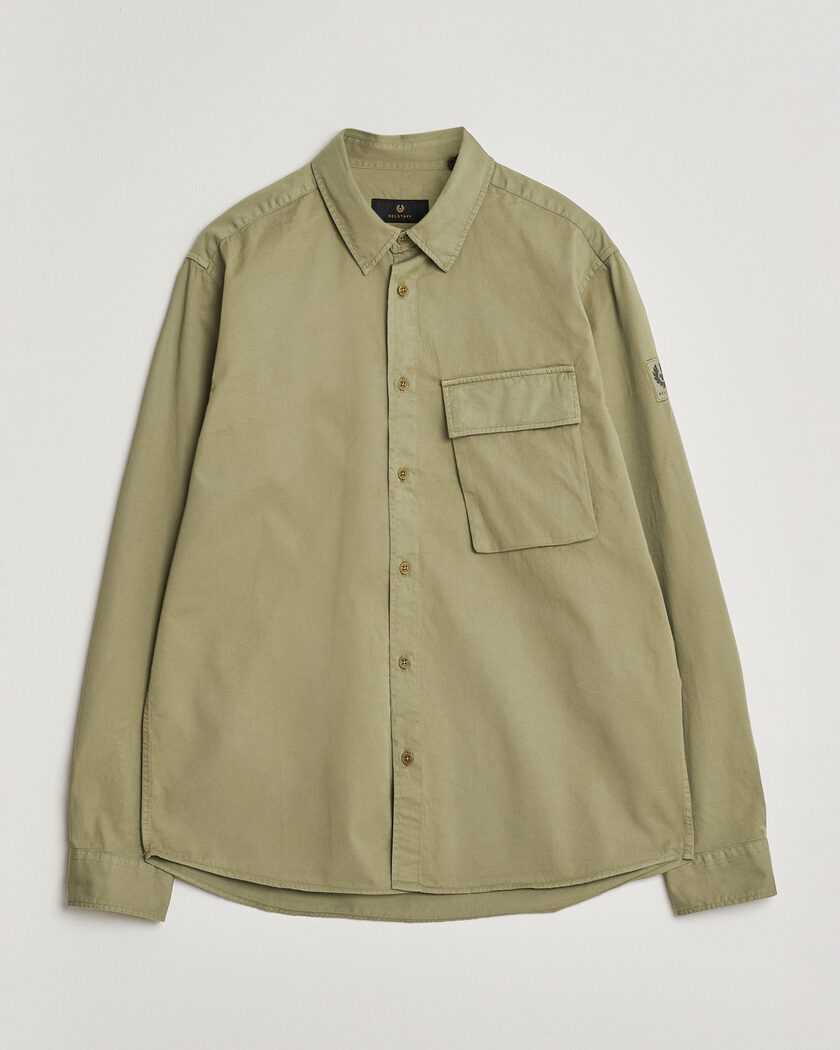 Belstaff Scale Pocket Shirt Fatigue Green – Grün