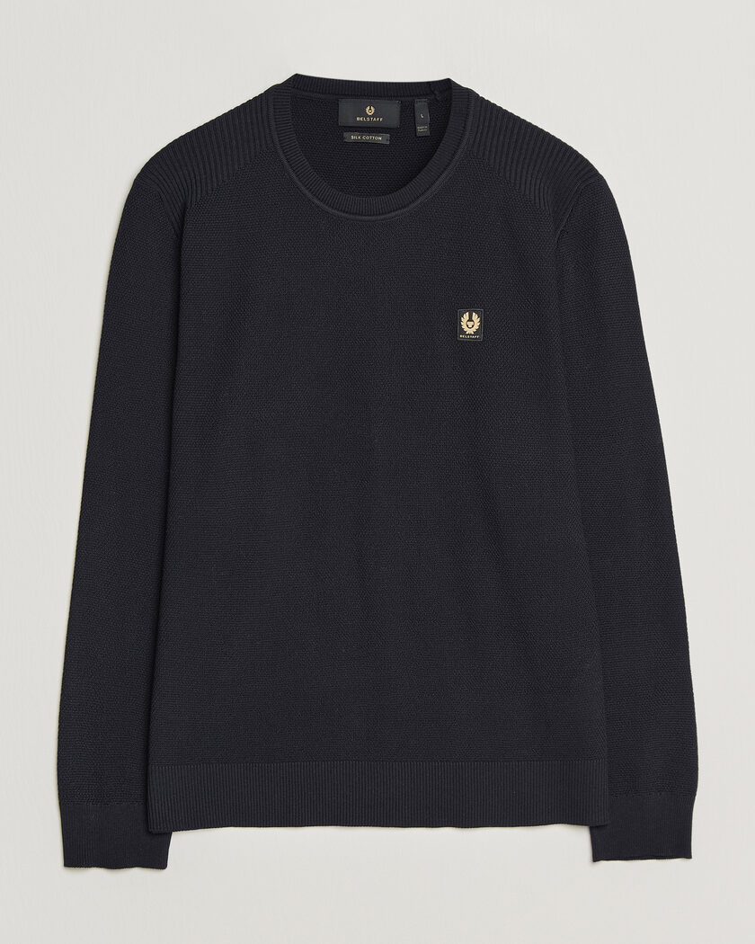 Belstaff Coast Knitted Crew Neck Dark Ink – Blau