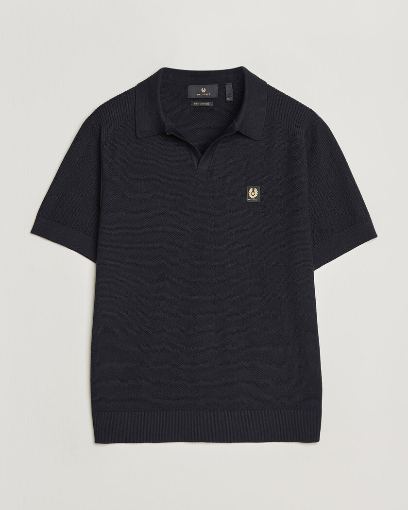 Belstaff Coast Knitted Polo Dark Ink – Blau