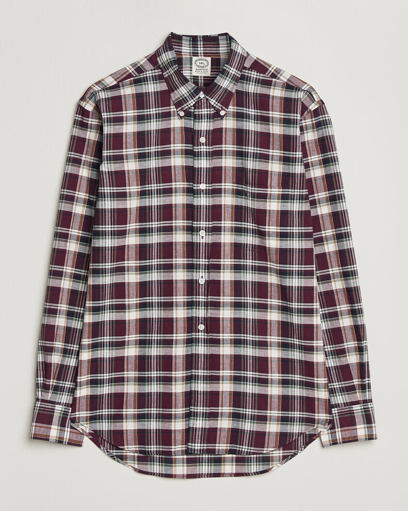 Kamakura Shirts Vintage Ivy Button Down Shirt Red Madras – Rot