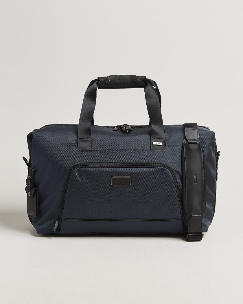 TUMI Alpha 4 Double Expansion Duffle Bag Navy – Blau