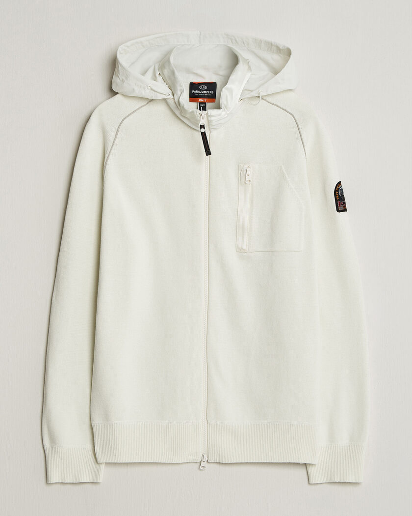 Parajumpers Bargany Rescue Knitted Hybrid Jacket Star White – Weiß
