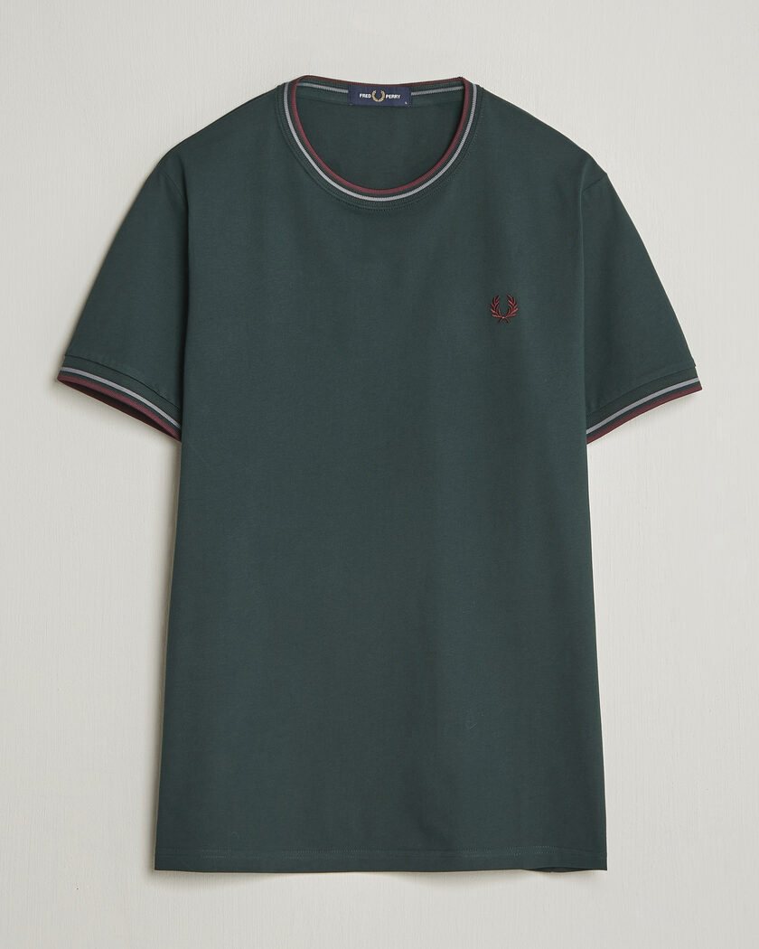 Fred Perry Twin Tipped T-Shirt Grassroots Green – Grün