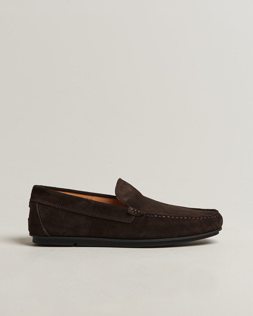 Gant Wilmon Suede Car Shoe Dark Brown – Braun