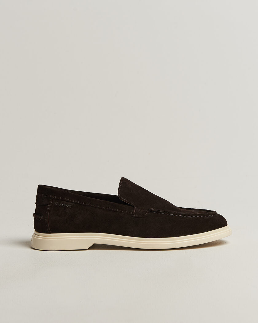 Gant Boery Suede Loafer Dark Brown – Braun