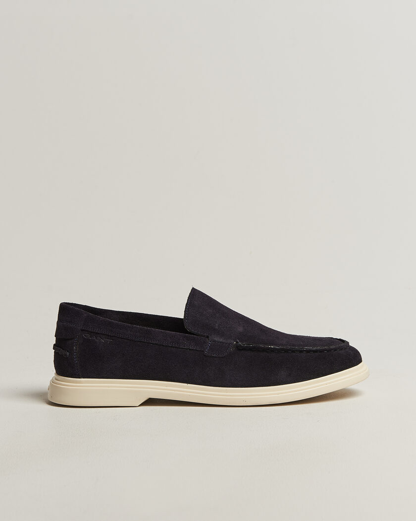 GANT Boery Suede Loafer Marine – Blau