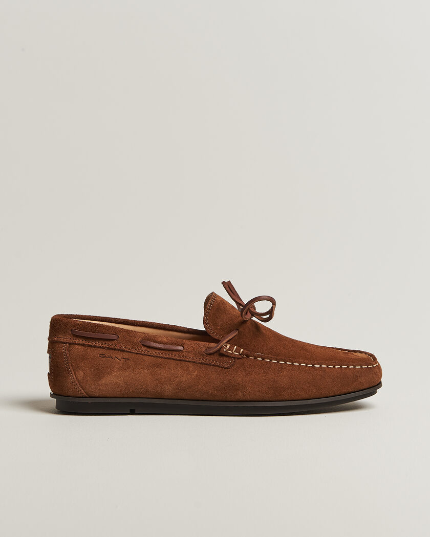Gant Wilmon Laced Suede Car Shoe Cognac – Braun