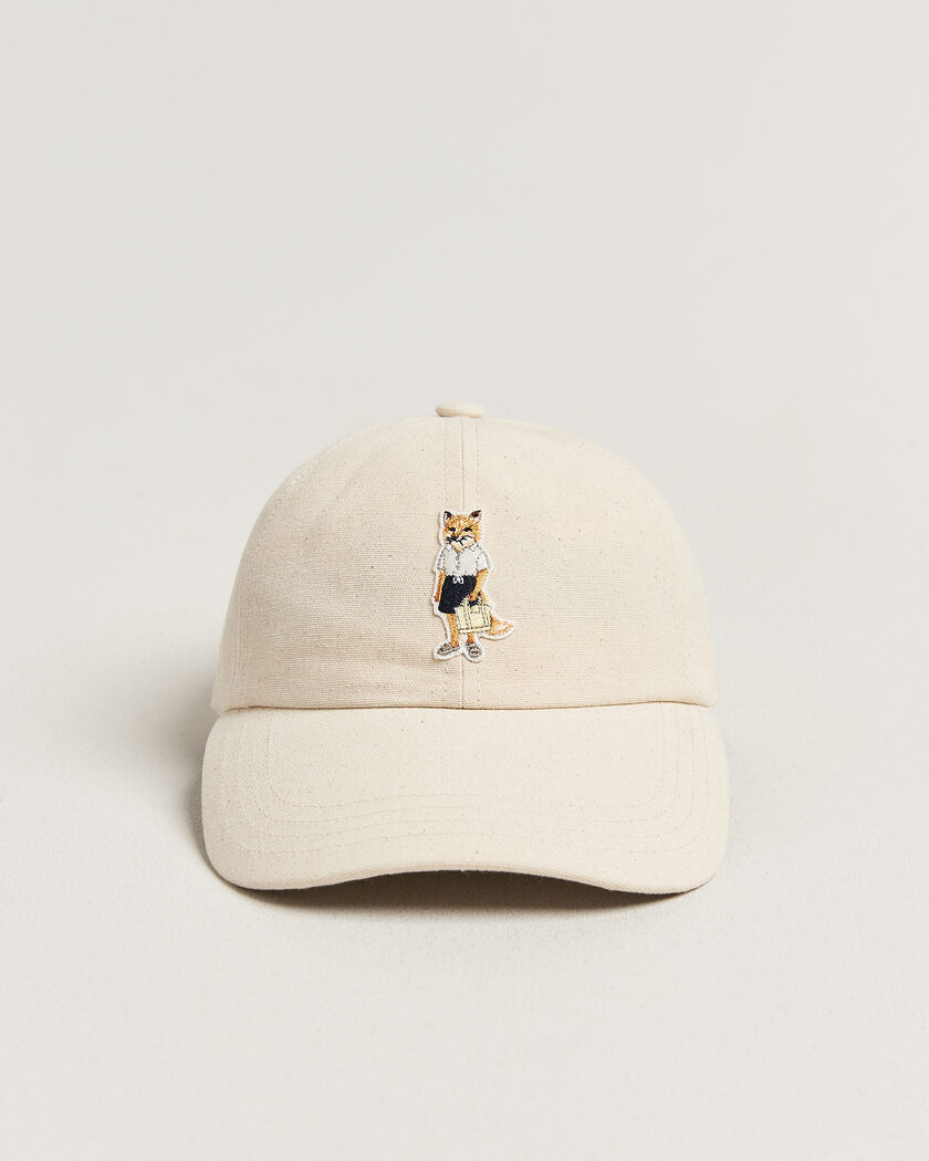 Maison Kitsuné Dressed Fox Cap Noble Beige – Beige