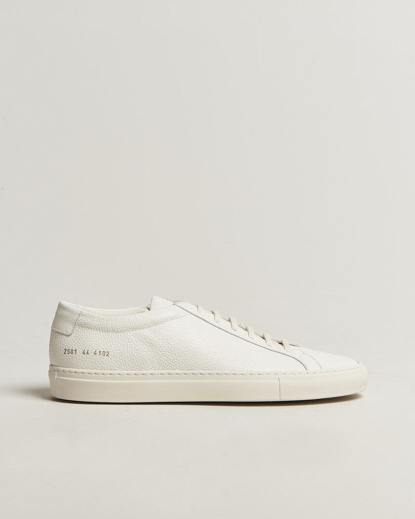 Common Projects Original Achilles Grained Leather Sneaker Off White – Weiß