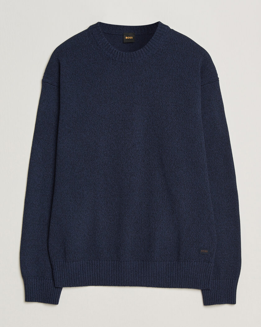 BOSS ORANGE Kerlino Knitted Sweater Dark Blue – Blau