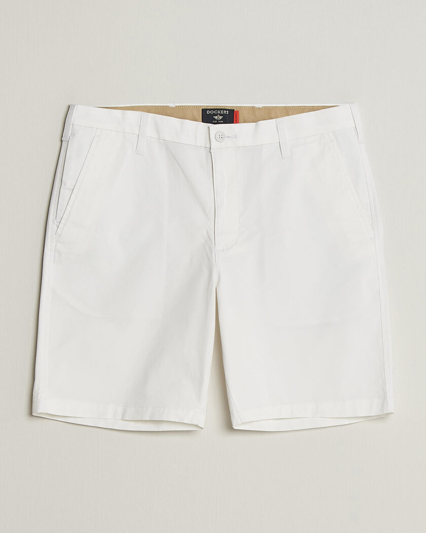 Dockers Ultimate Straight Shorts Paper White – Weiß