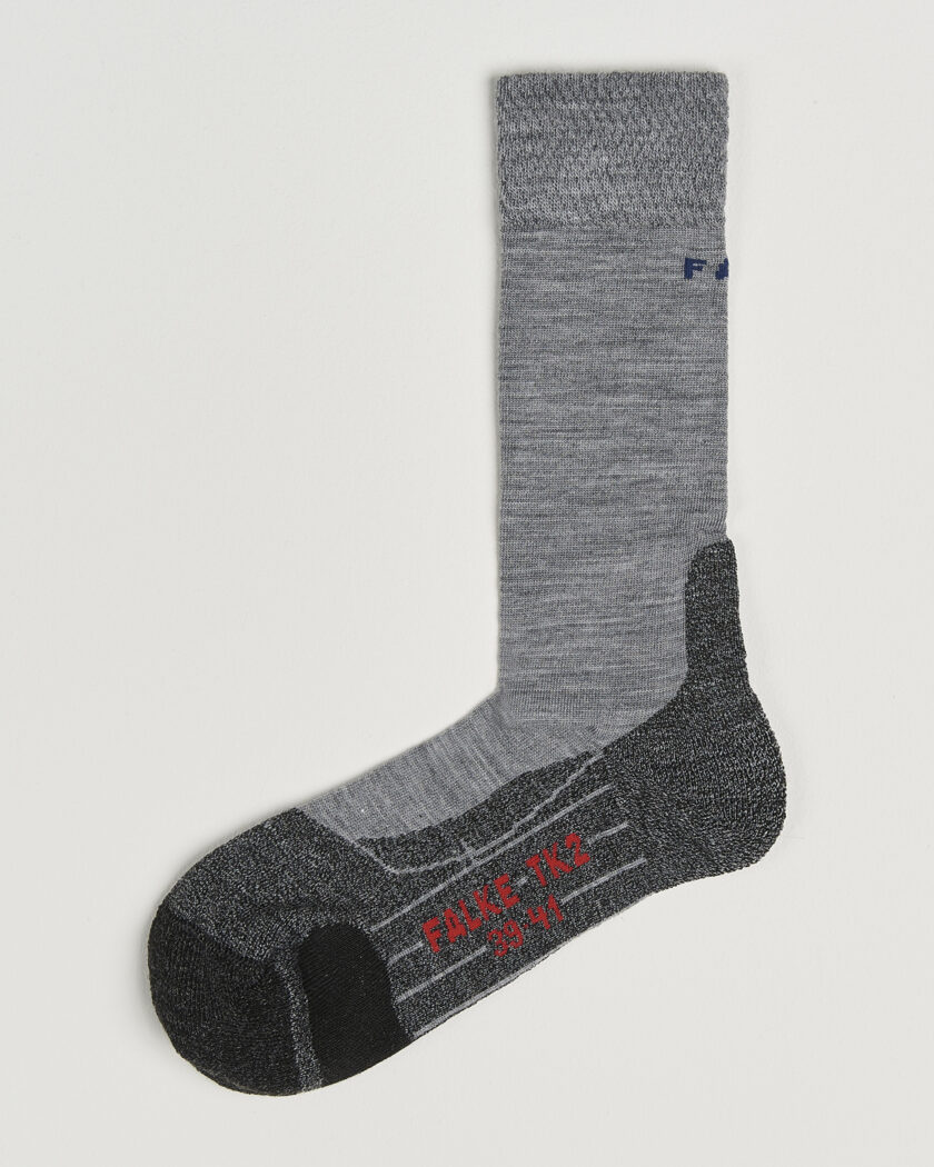 Falke Sport TK2 Explore Melange Trekking Socks Grey Mel – Grau