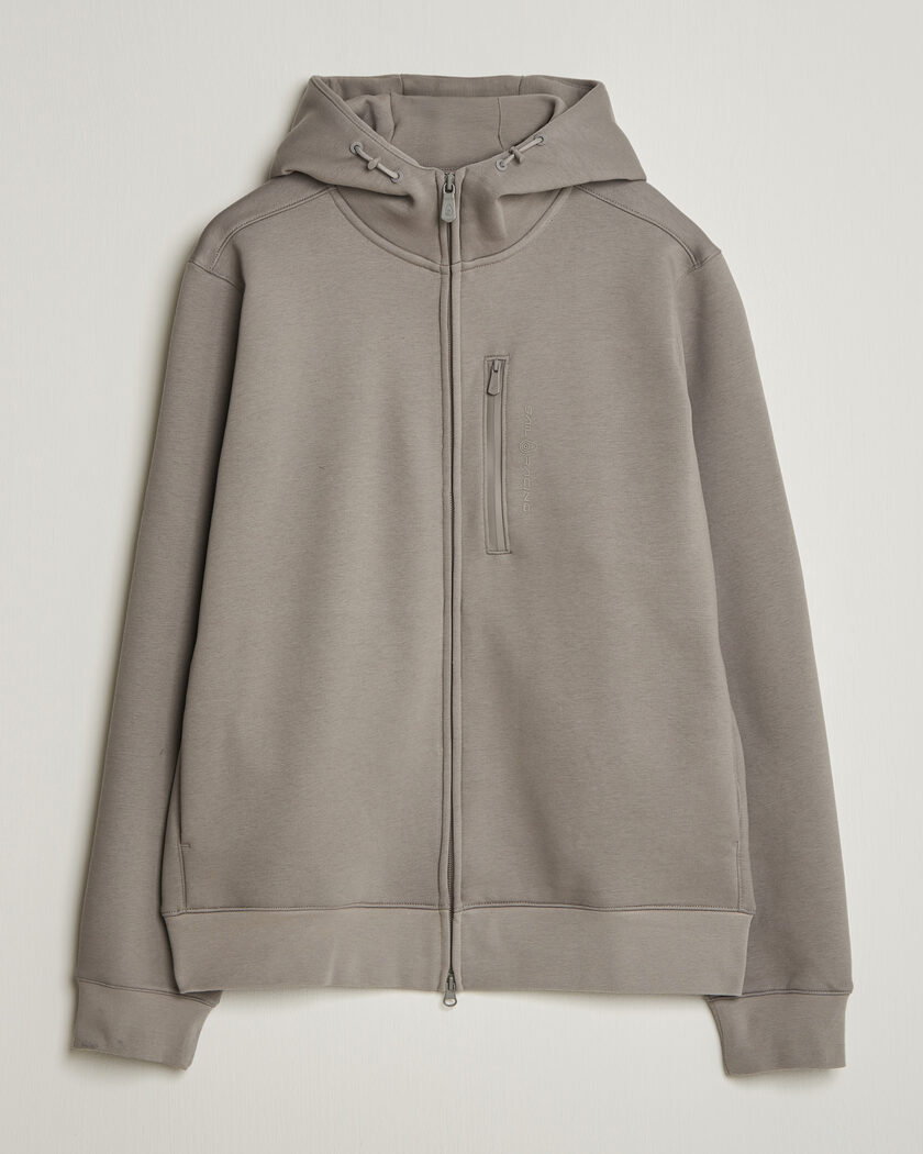 Sail Racing Bowman Monochrome Full Zip Hoodie Oyster – Grau