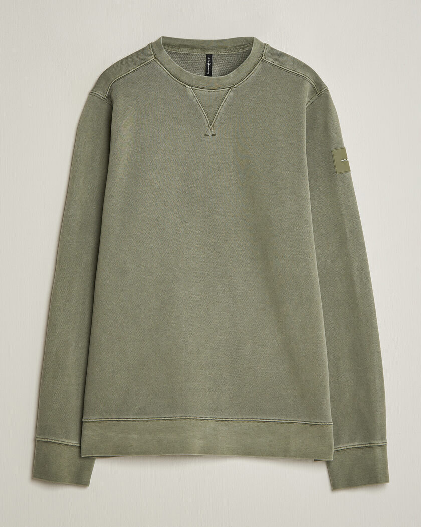 Sail Racing Wind Pigment Dyed Sweatshirt Mud Green – Grün
