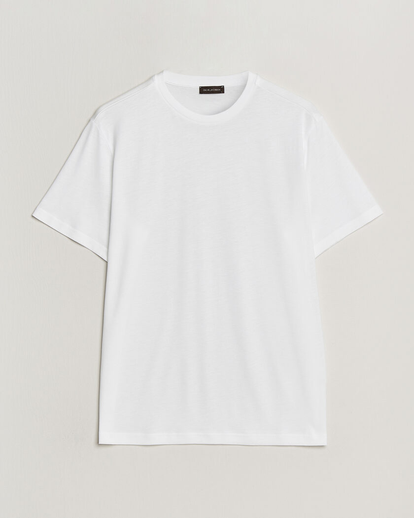 Oscar Jacobson Kim Lyocel/Cotton T-Shirt White – Weiß