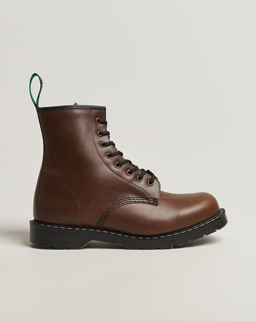 Solovair 8 Eye Derby Boot Gaucho – Braun