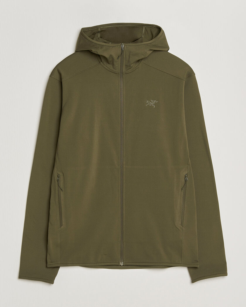 Arc'teryx Kyanite Lightweight Full Zip Hoodie Tatsu – Grün