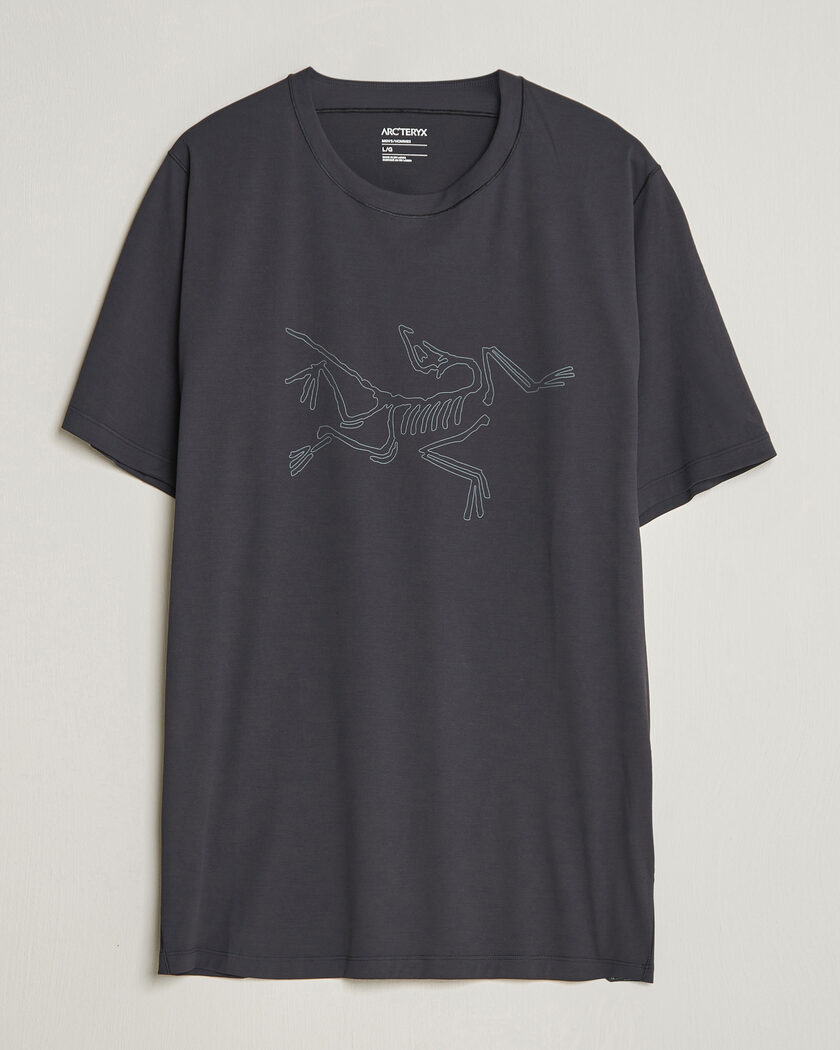 Arc'teryx Cormac Bird Logo Crew Neck T-Shirt Black – Schwarz