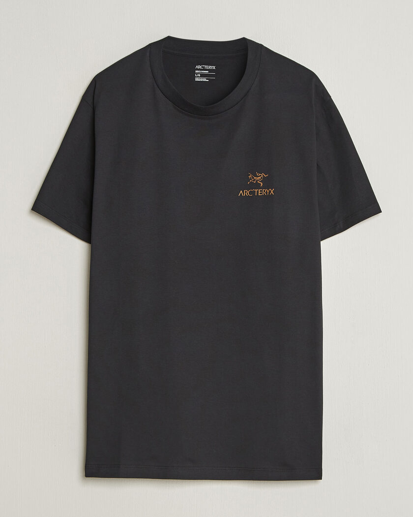 Arc'teryx Kragg Cotton Bird Word T-Shirt Black – Weiß