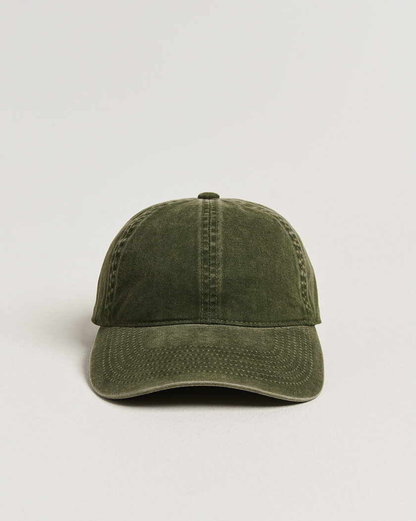 Varsity Headwear Washed Cotton Baseball Cap Green – Grün