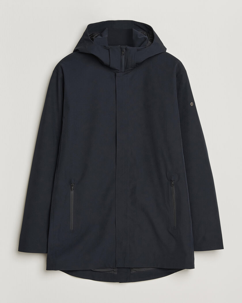 Scandinavian Edition Range III Mid Lenght Waterproof Coat Midnight Blue – Blau